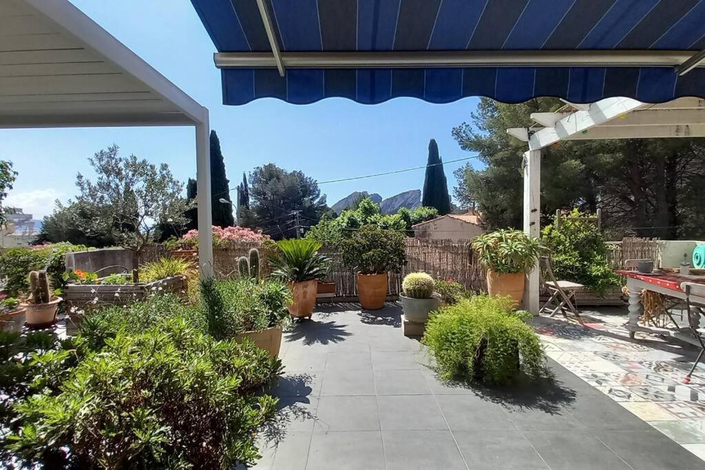 Villa Magali Grande Terrasse Vue Mer, Jardin, Proche Port La Ciotat Eksteriør billede